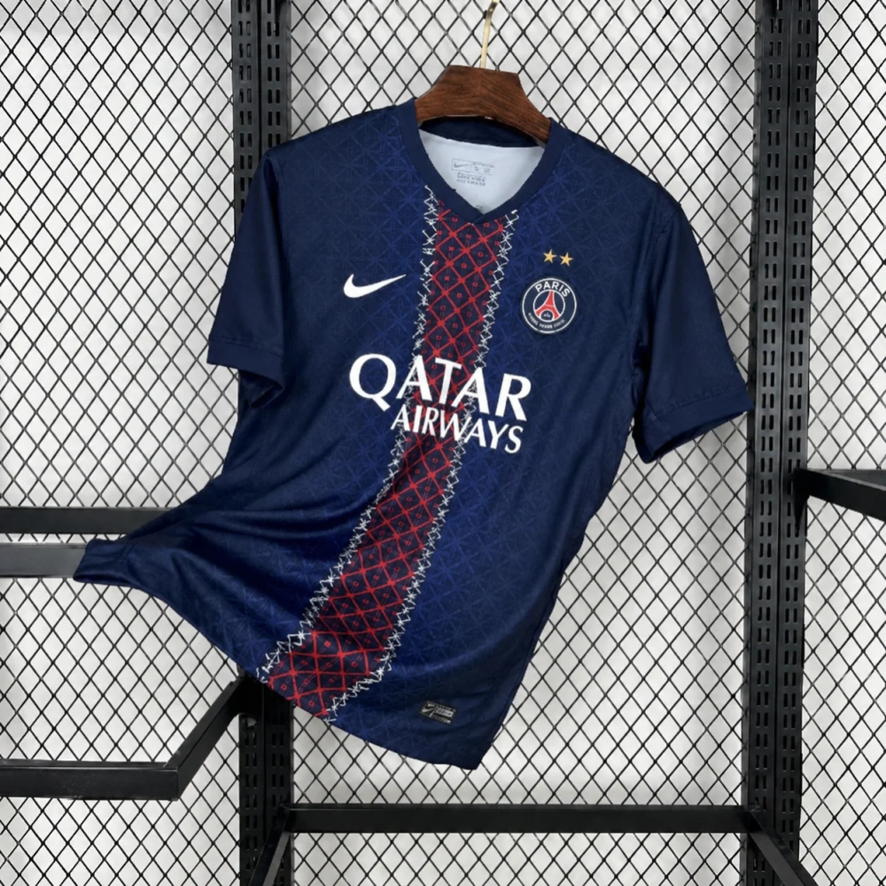 PSG Soccer Jersey Home Custom Shirt 2025/26 - With Stars - sinoshirt