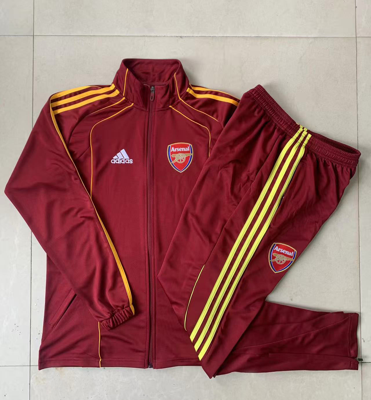 Kids Arsenal Training Kit (Jacket+Pants) Red 2025/26 - sinoshirt