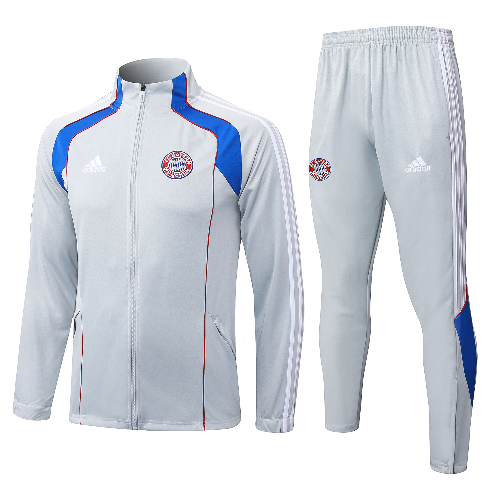 Arsenal Training Kit (Jacket+Pants) Light Grey 2025/26 - sinoshirt