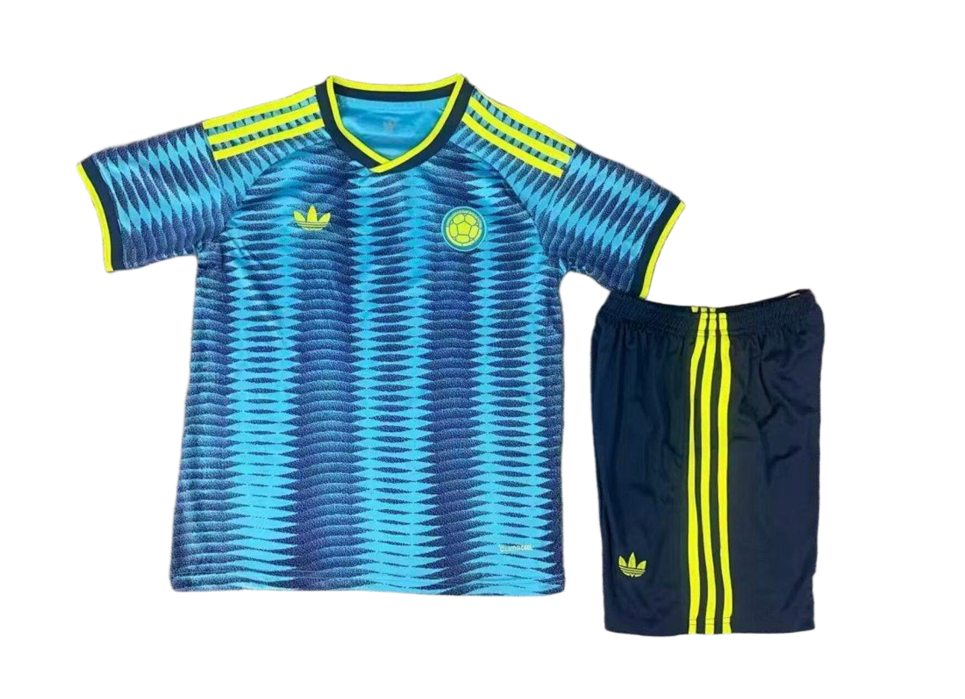 Colombia Soccer Jersey Away Kids Kit Jersey+Shorts World Cup 2026 - sinoshirt