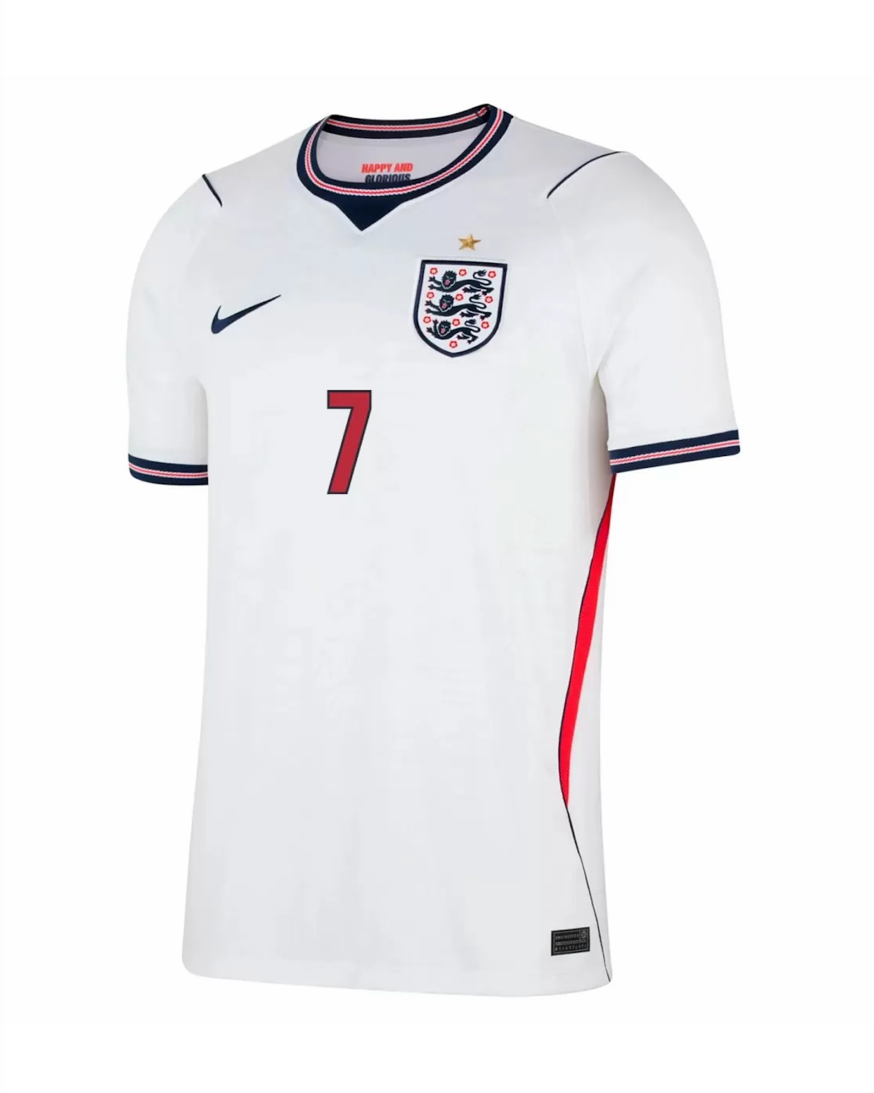 SAKA #7 England Soccer Jersey Home Custom Shirt World Cup 2026 - sinoshirt