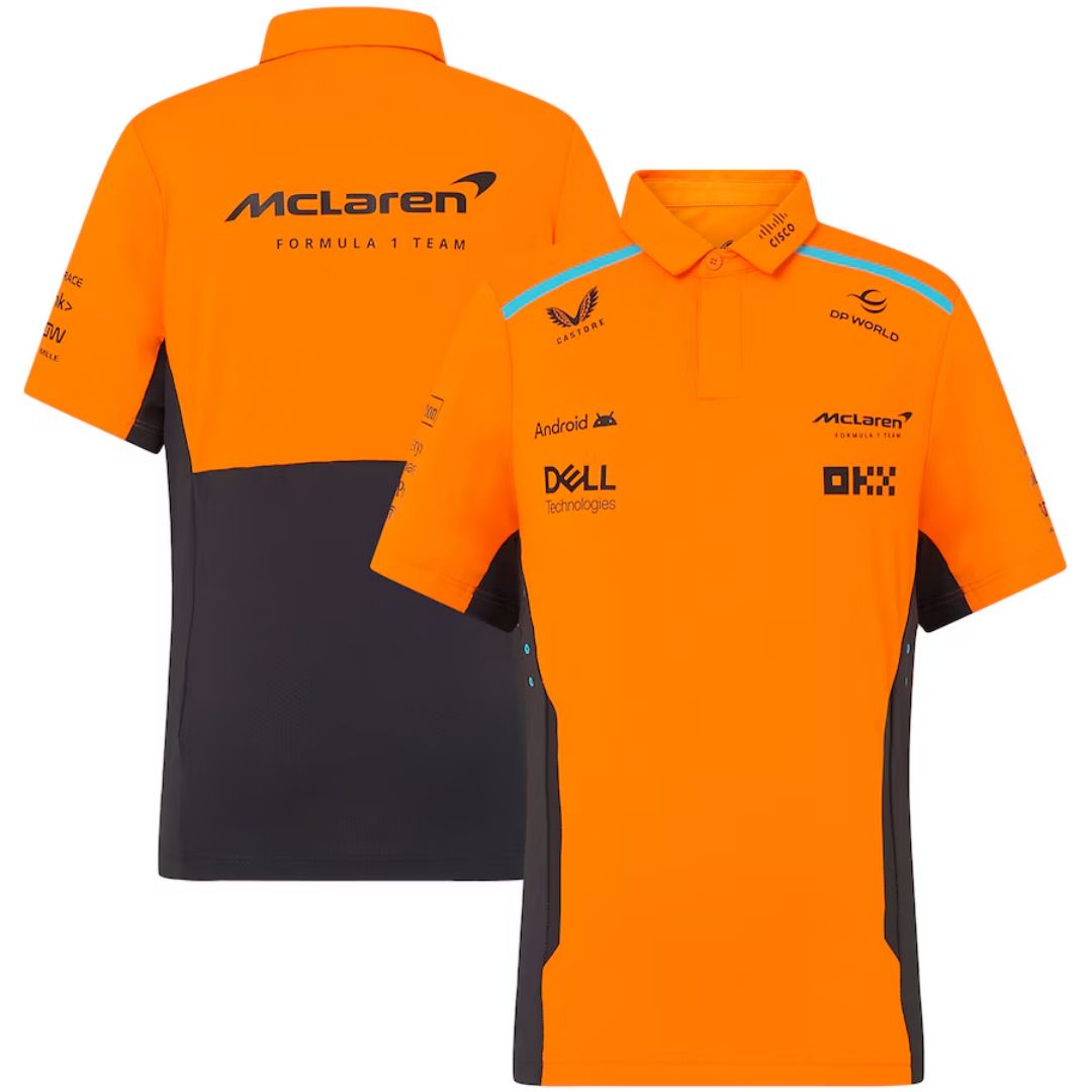 McLaren F1 Racing Team Polo Orange 2024 - sinoshirt