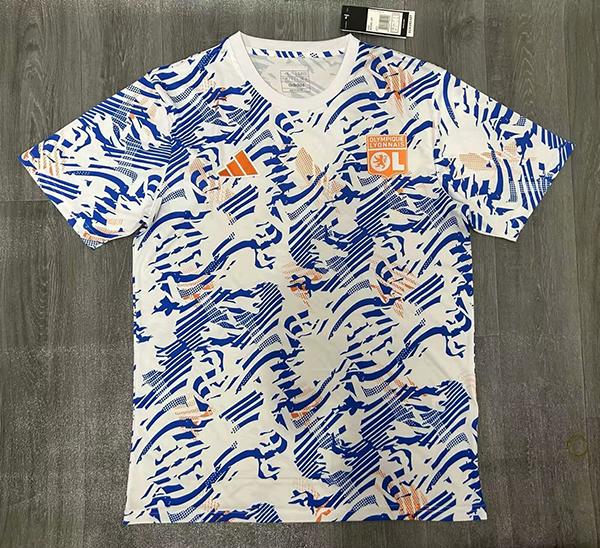 Olympique Lyonnais Football Jersey Pre-Match Custom Shirt 2024/25 - sinoshirt