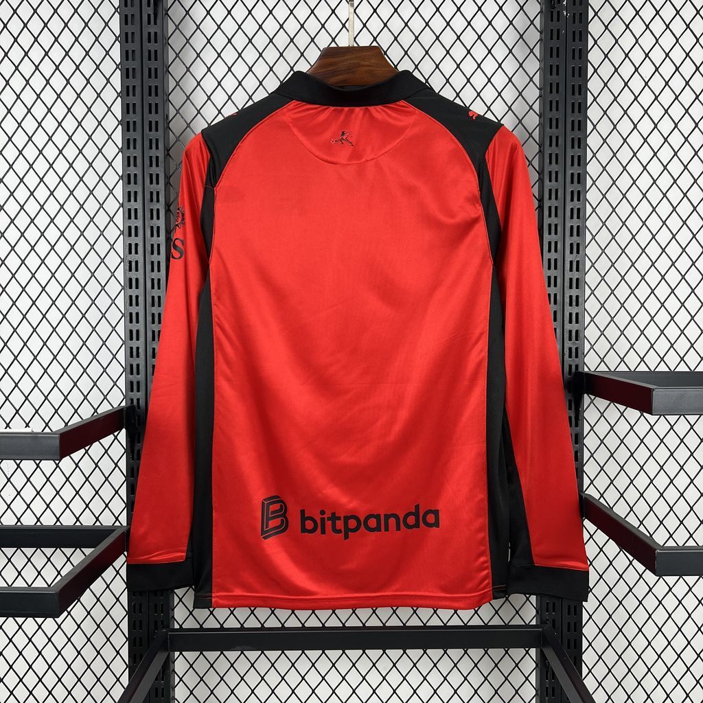 AC Milan Football Jersey Fourth Away Long Sleeve Custom Shirt 2025/26 - sinoshirt