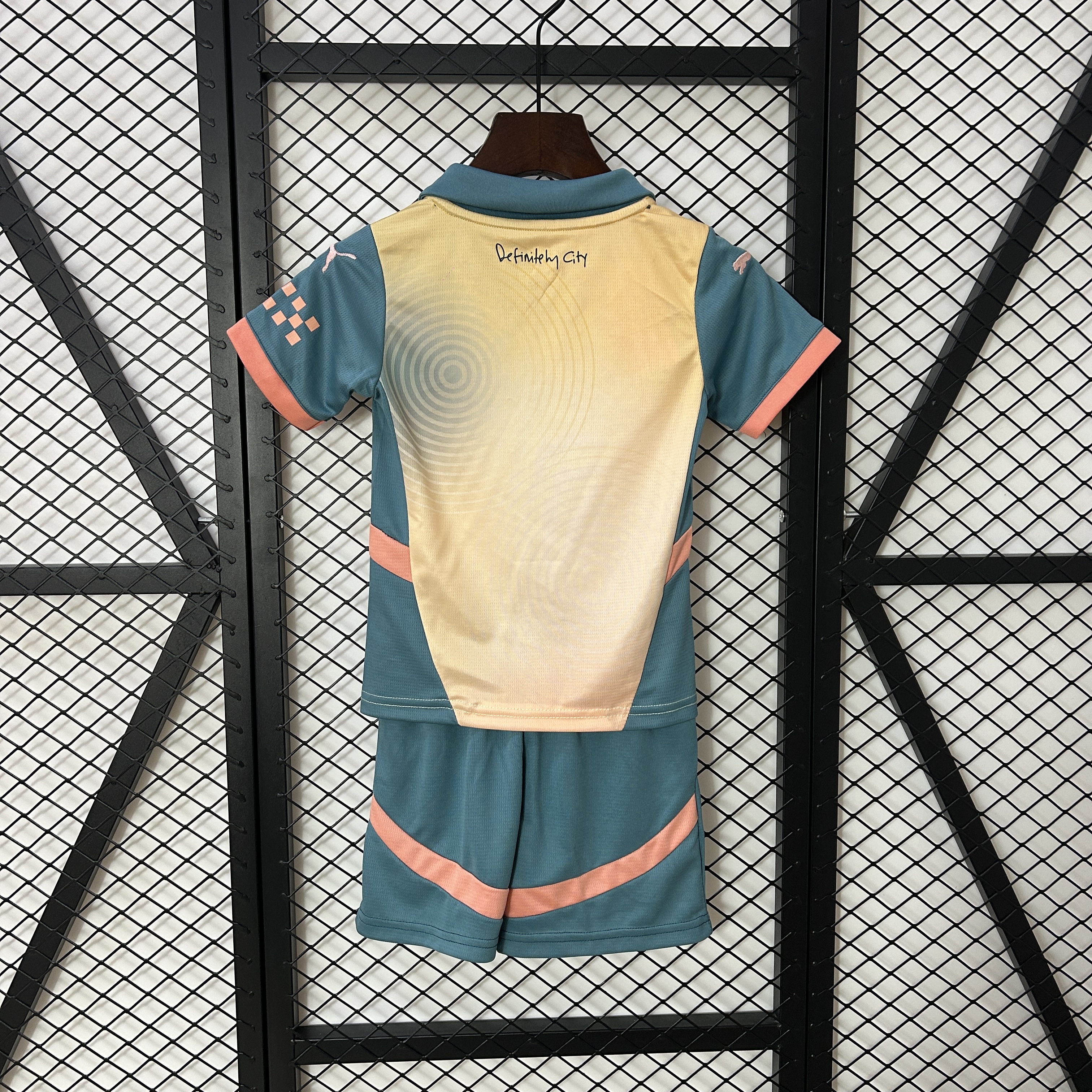Manchester City Fourth Away Kids Kit Jersey+Shorts 2024/25 - sinoshirt
