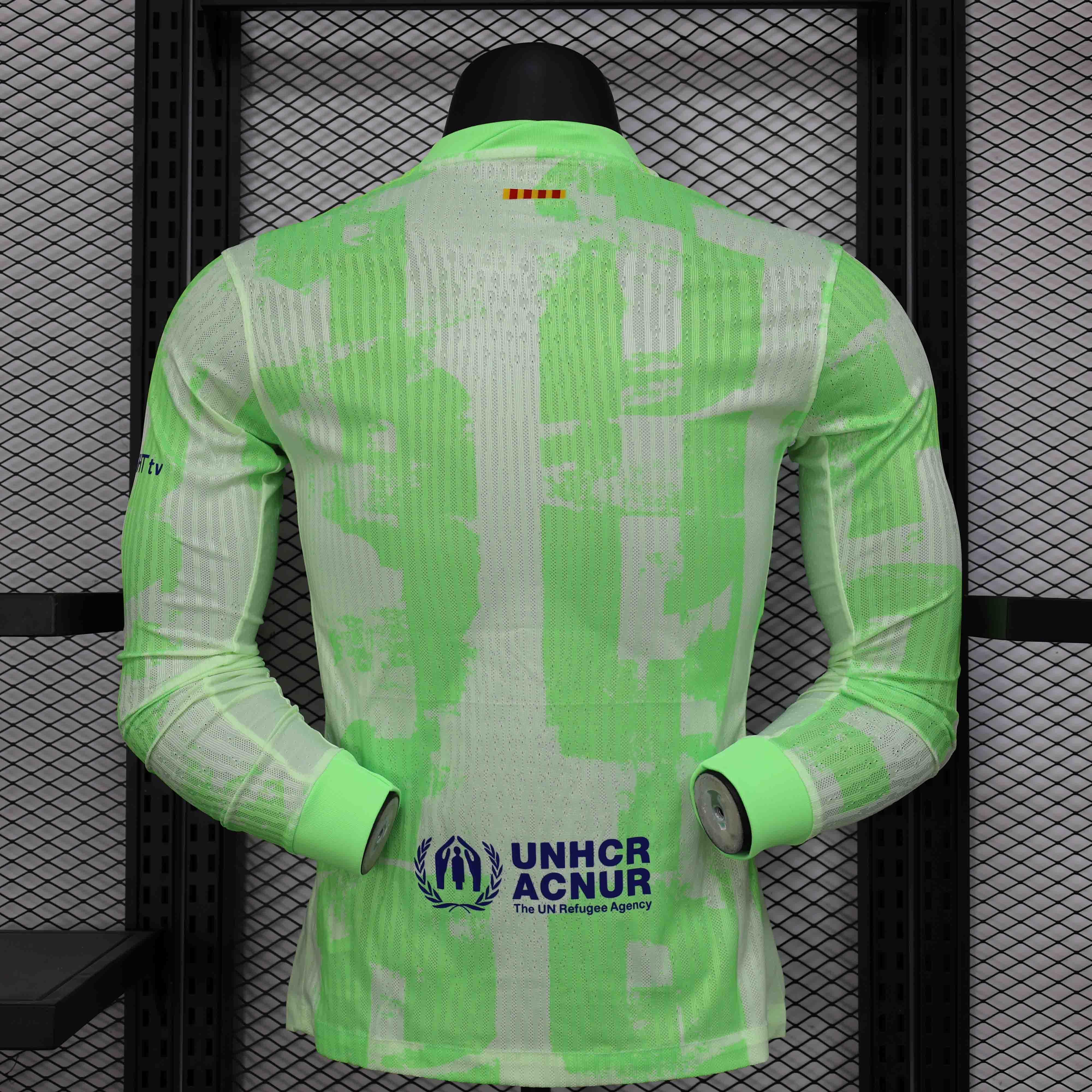 Authentic Soccer Jersey Barcelona Third Away Shirt Long Sleeve 2024/25 Spotify Logo Without Text - sinoshirt