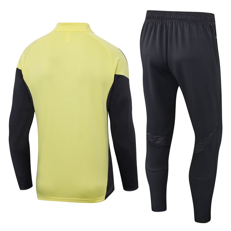 Kids Real Madrid Training Kit (Sweatshirt+Pants) Yellow 2025/26 - sinoshirt