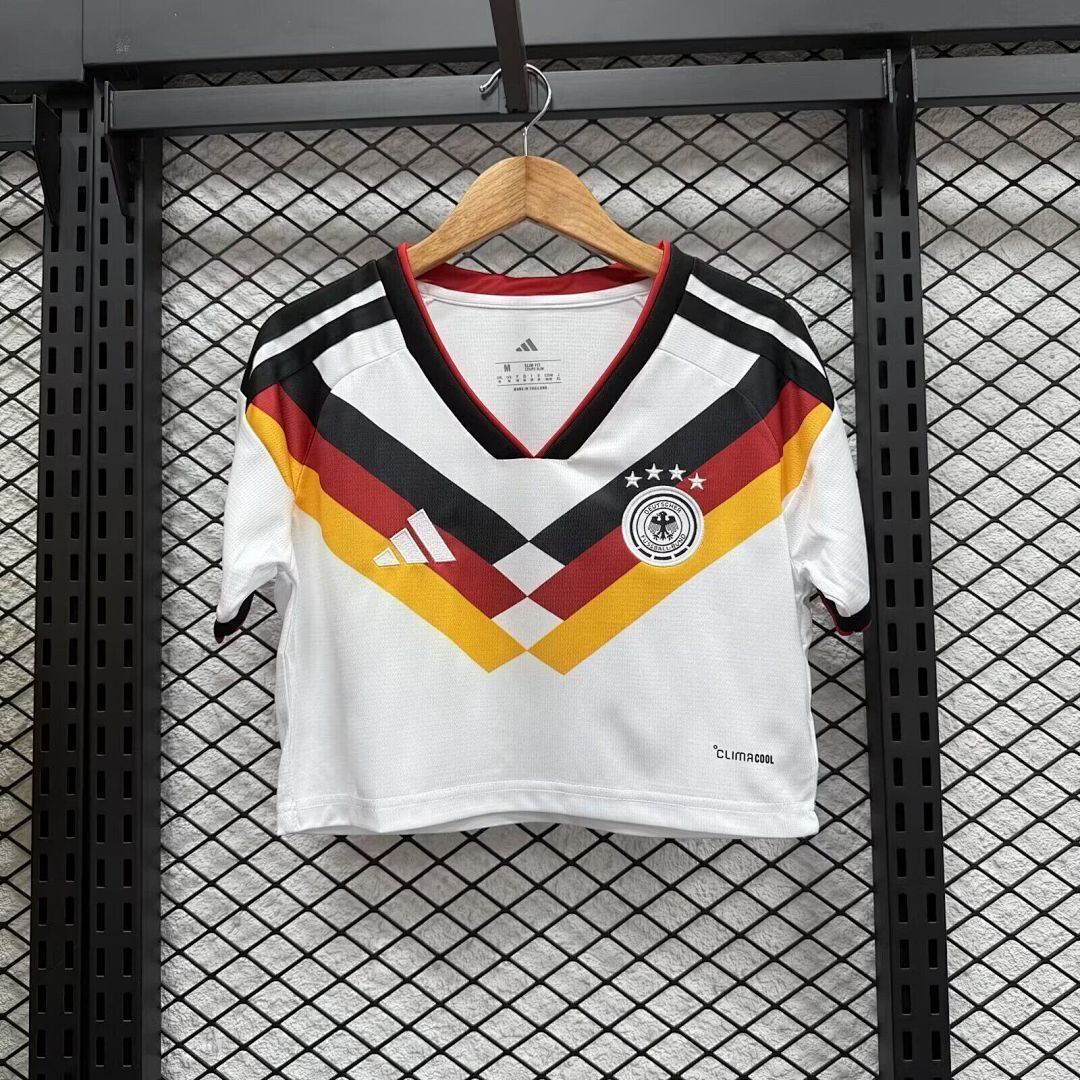 Germany Football Jersey Women's Home Crop Top World Cup 2026 - sinoshirt