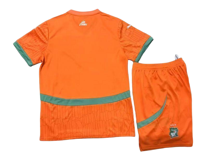 Ivory Coast Soccer Jersey Home Kids Kit Jersey+Shorts World Cup 2024-25 - sinoshirt