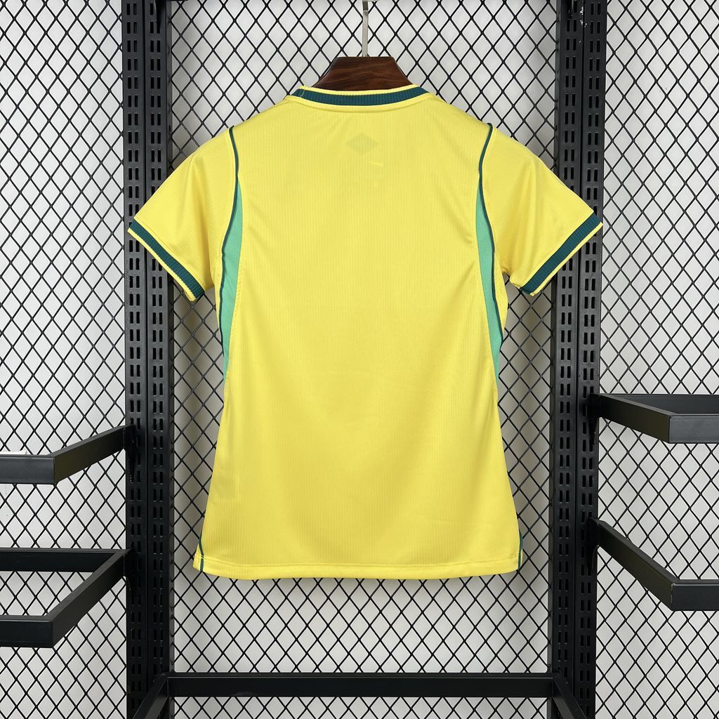 Brazil Soccer Jersey Women's Home Custom Shirt World Cup 2026 - sinoshirt