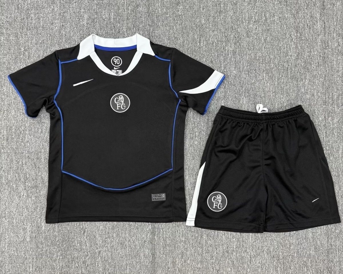Chelsea Football Jersey Third Away Kids Kit Jersey+Shorts 2025/26 - sinoshirt