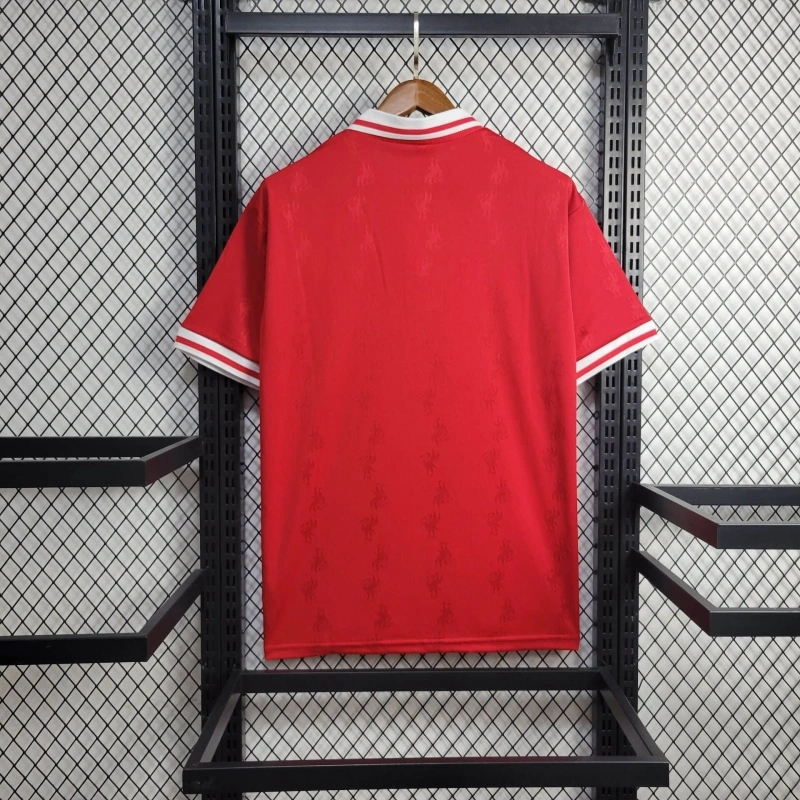 Liverpool Retro Football Jersey Home Custom Shirt 1996/97 - sinoshirt