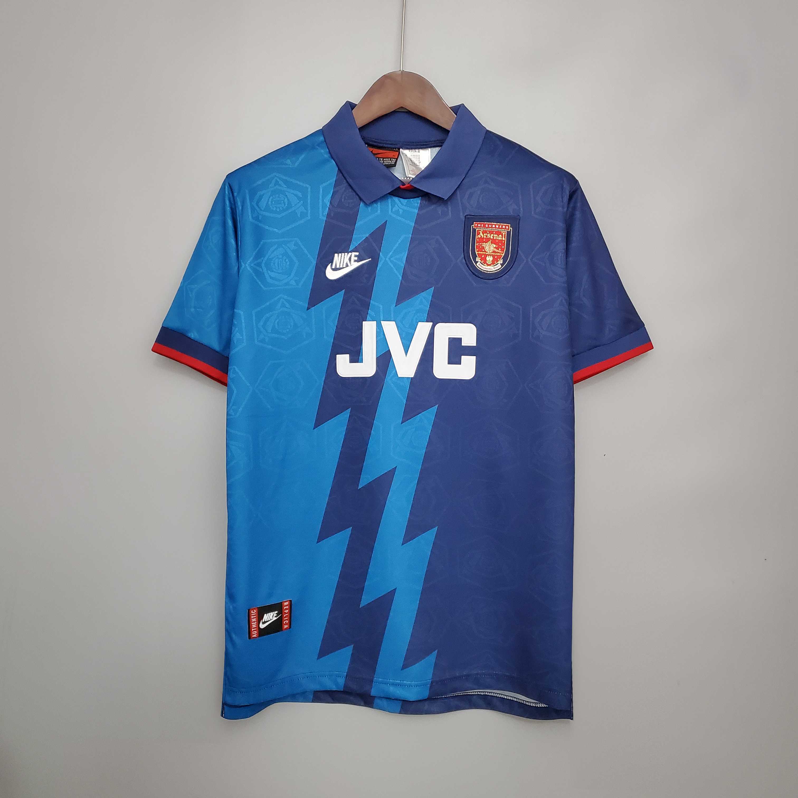 Arsenal Soccer Retro Jersey Away Custom Shirt 1995-96 - sinoshirt