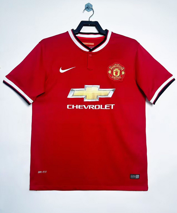 Manchester United Retro Home Football Jersey Shirt 2014/15 - sinoshirt