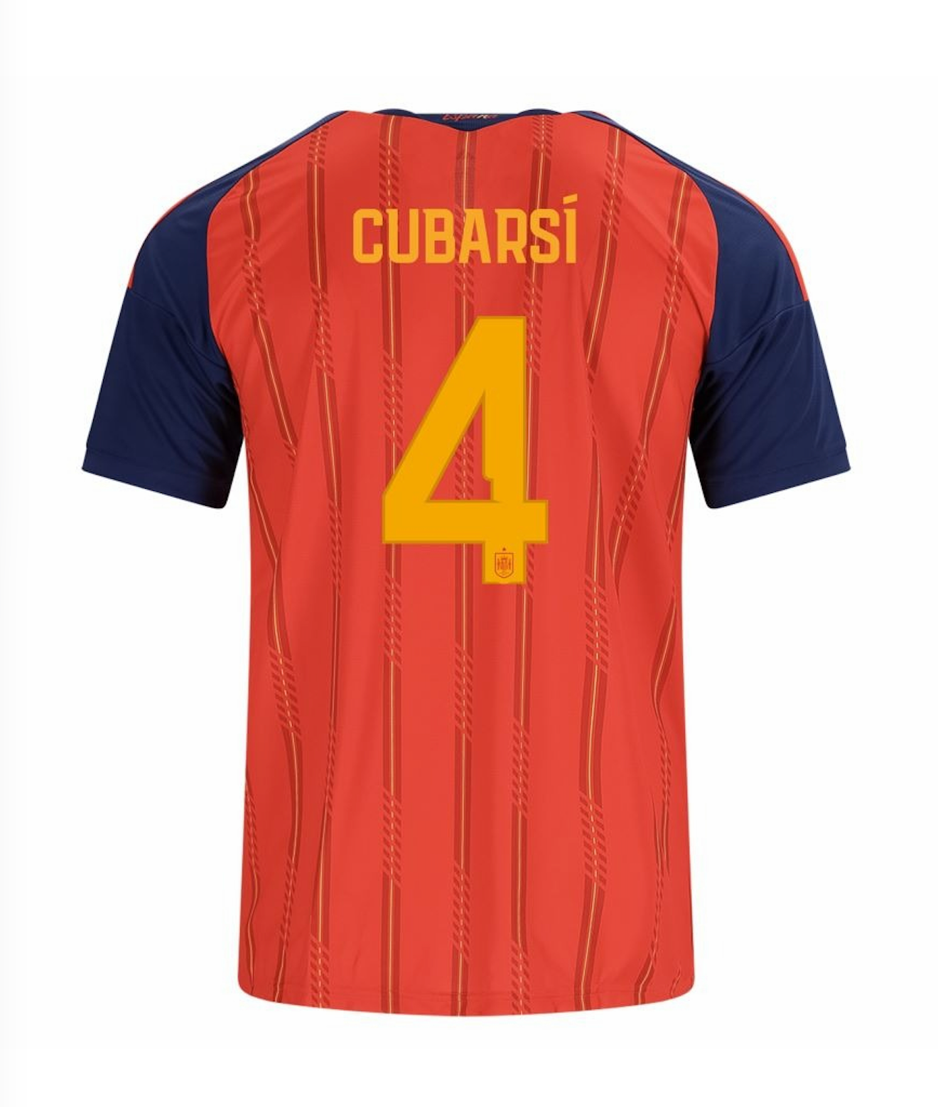 Cubars�� #4 Spain Football Jersey Home Custom Shirt World Cup 2026 - sinoshirt