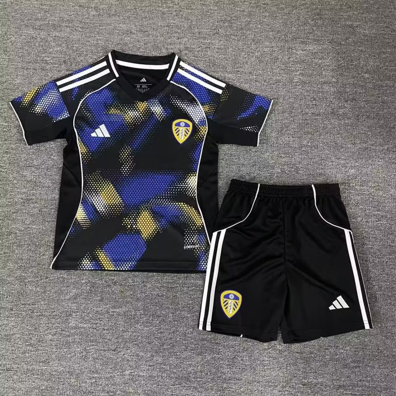 Leeds United Football Jersey Third Away Kids Kit Jersey+Shorts 2025/26 - Without Sponsor - sinoshirt