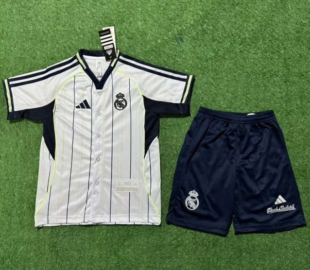 Real Madrid US Pack Kids Kit Jersey+Shorts 2025/26 - sinoshirt