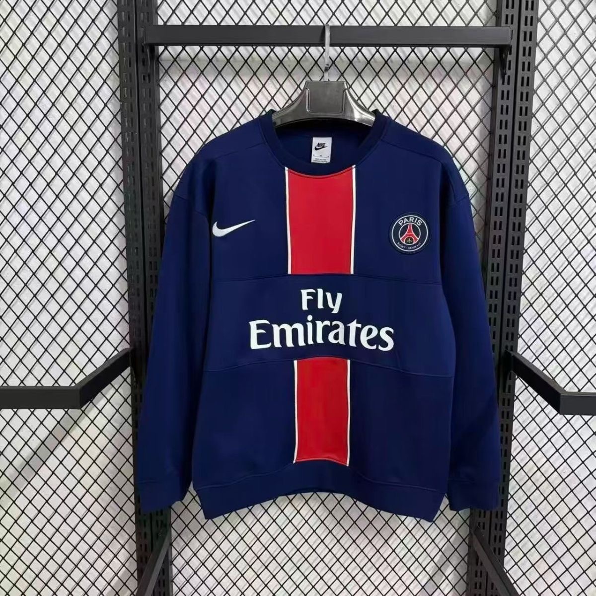 PSG Training Kit Casual Sweatshirt Blue 2025/26 - sinoshirt