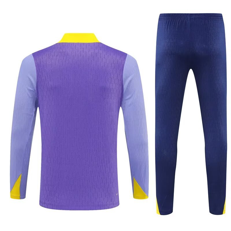 Atletico Madrid Authentic Training Kit (Sweatshirt+Pants) Purple 2025/26 - Player Version - sinoshirt