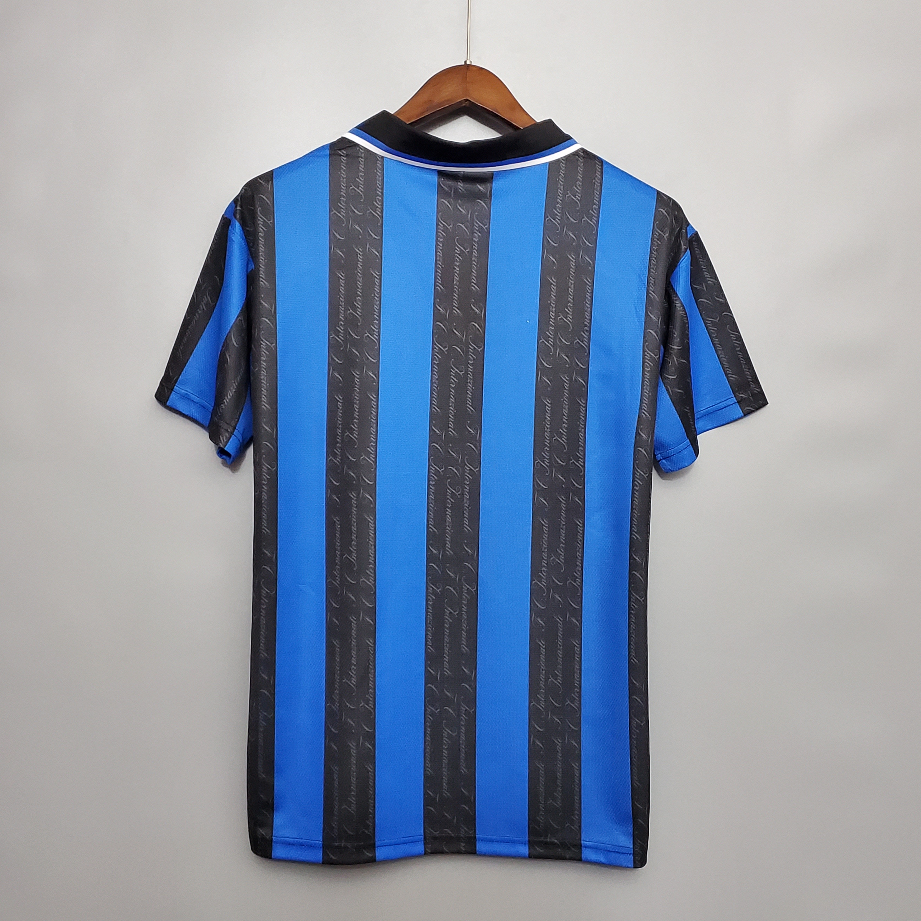 Inter Milan Retro Jersey Custom Home Soccer Jersey 1997/98 - sinoshirt