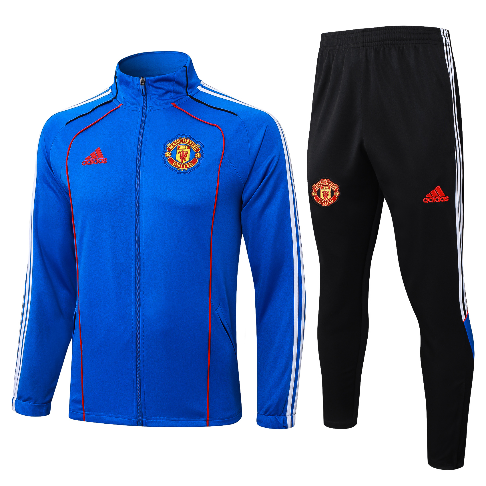 Manchester United Training Kit (Jacket+Pants) Blue 2025/26 - sinoshirt