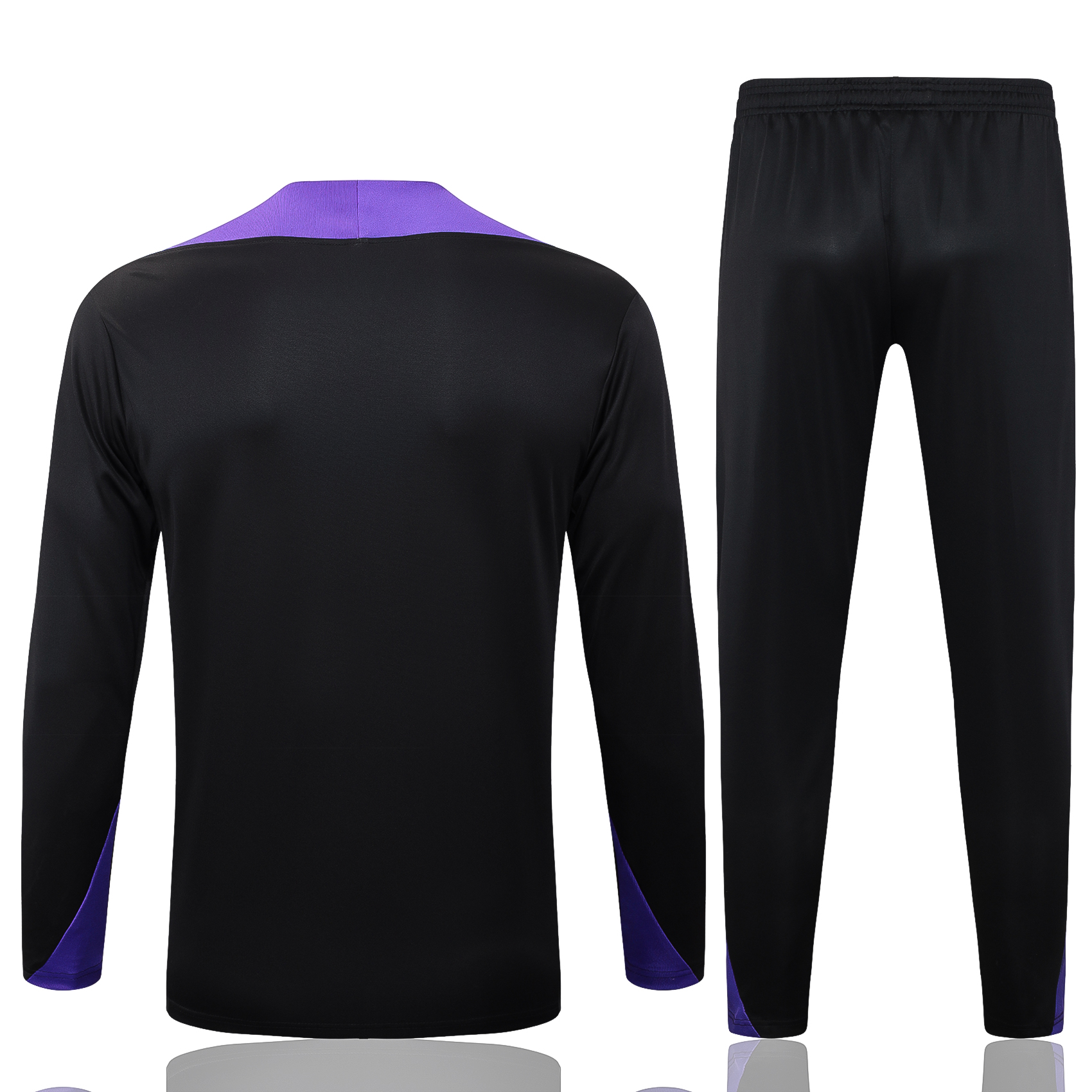 Barcelona Training Kit (Sweatshirt+Pants) Black&Purple 2025/26 - sinoshirt