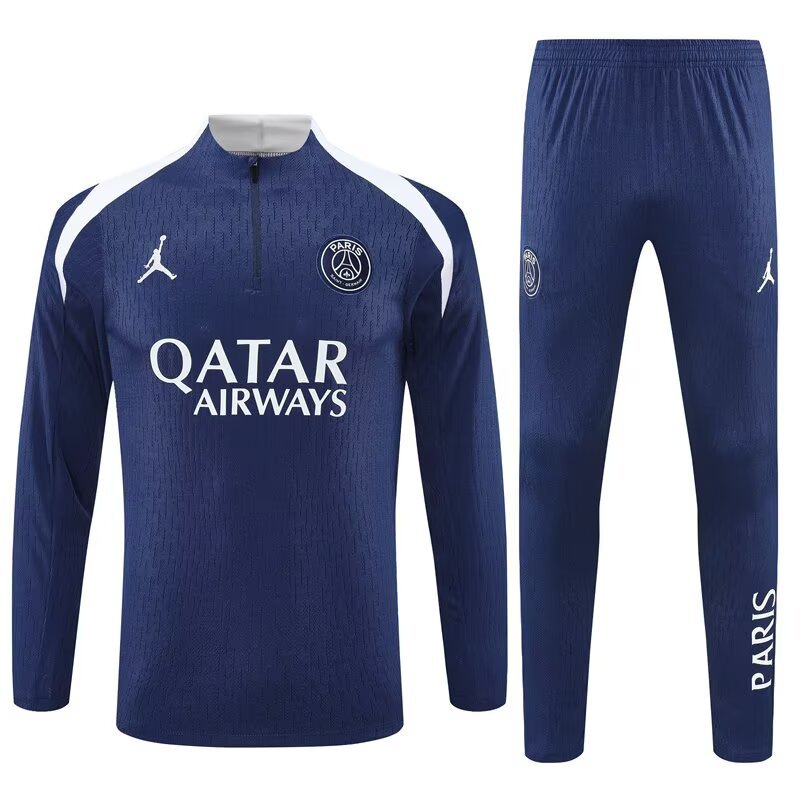 PSG Authentic Training Kit (Sweatshirt+Pants) Navy 2025/26 - Player Version - sinoshirt