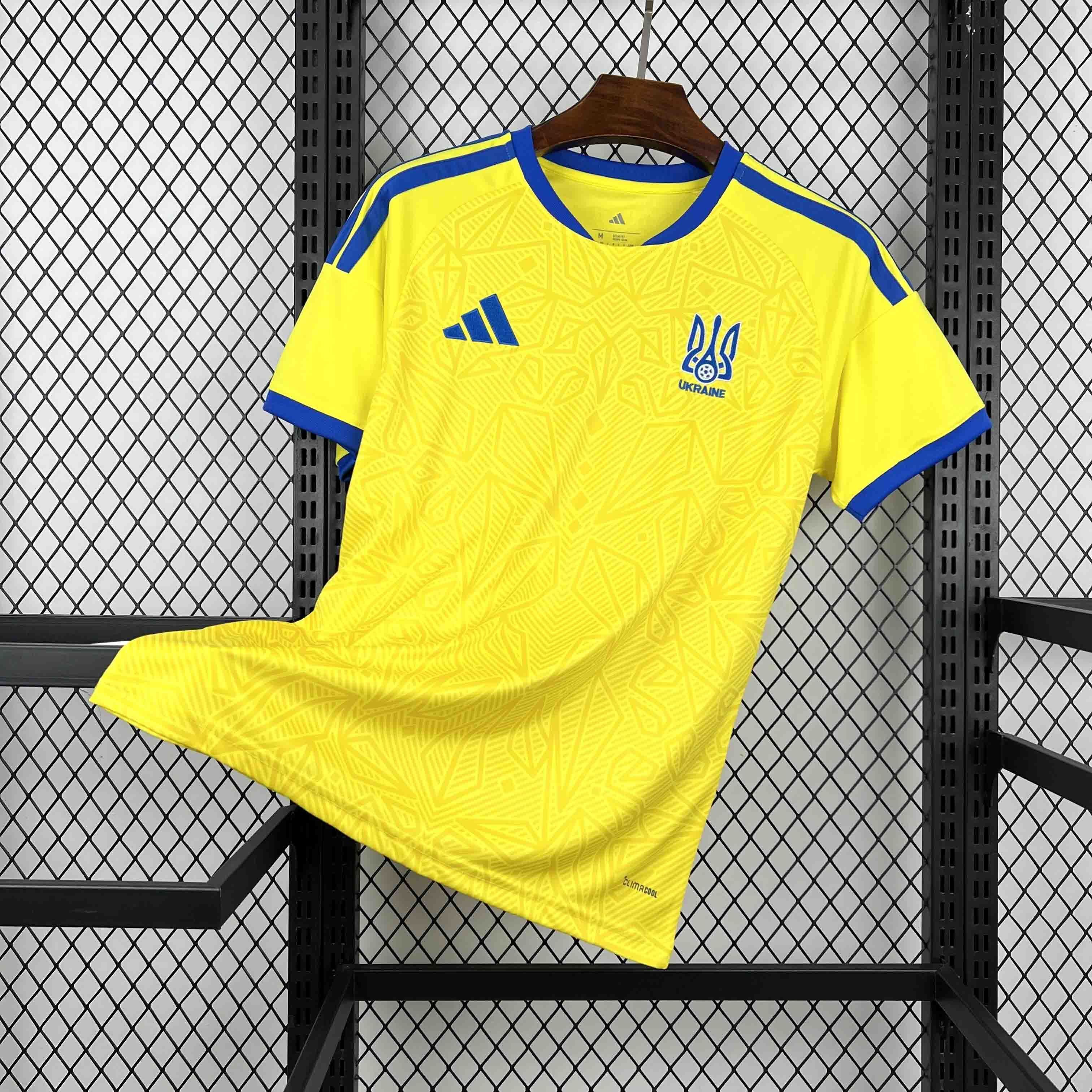 Ukraine Football Jersey Home Custom Shirt World Cup 2026 - sinoshirt