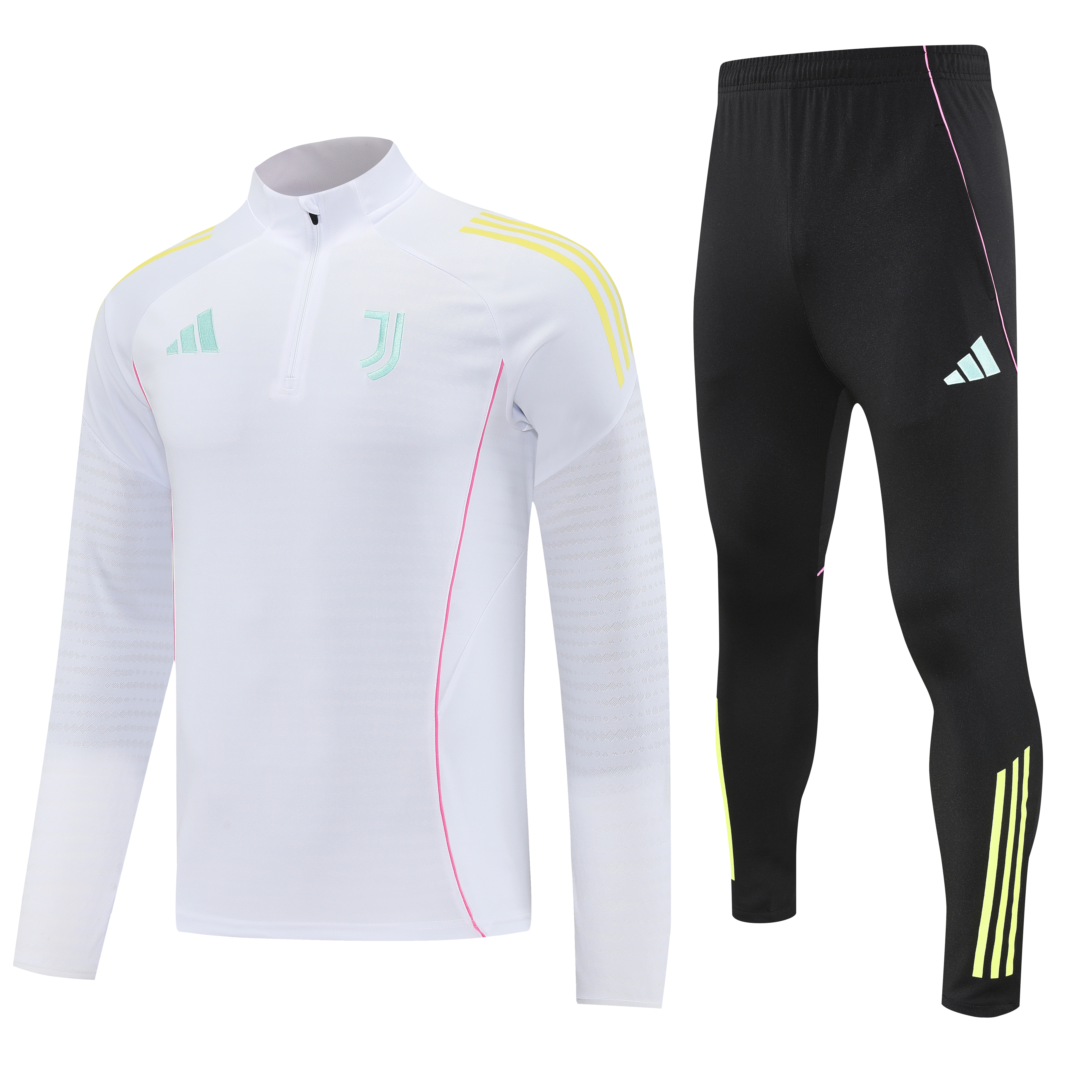 Juventus Authentic Training Kit (Sweatshirt+Pants) White 2025/26 - Player Version - sinoshirt