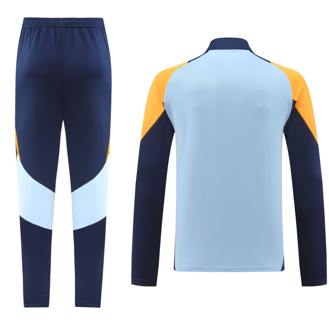 Kids Real Madrid Training Kit (Jacket+Pants) 2024/25 - sinoshirt