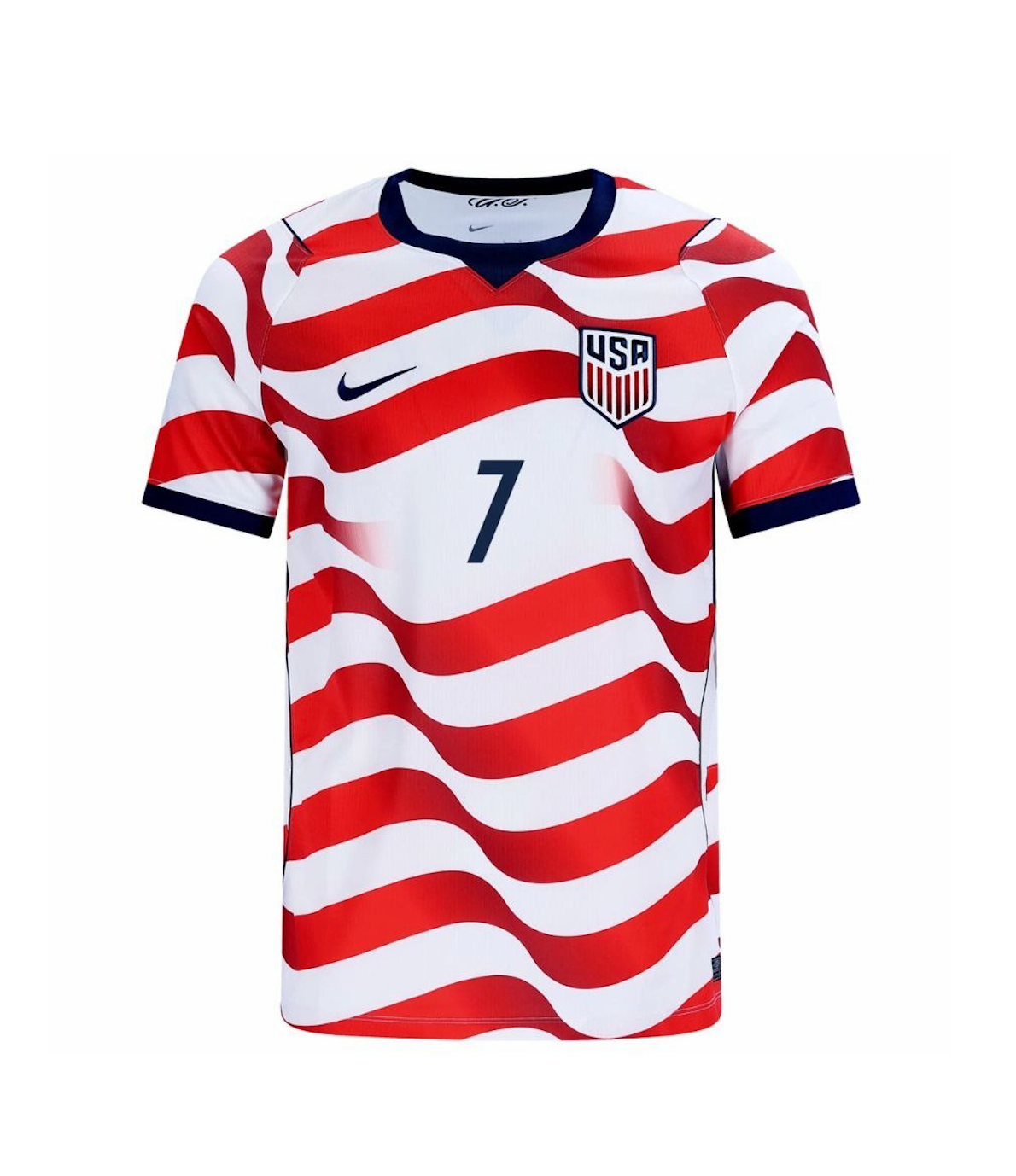 REYNA #7 USA Soccer Jersey Home Custom Shirt World Cup 2026 - sinoshirt