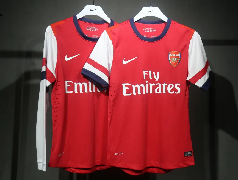 Arsenal Authentic Soccer Retro Jersey Home Long Sleeve Shirt 2012-13 - sinoshirt