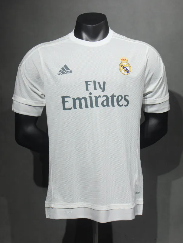 Real Madrid Authentic Retro Jersey Home Soccer Shirt 2015/16 - sinoshirt