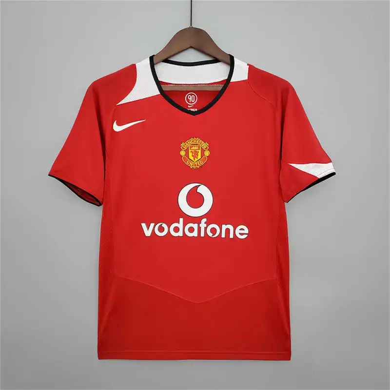 Rooney #8 Manchester United Retro Home Football Jersey Shirt 2004/06 - sinoshirt