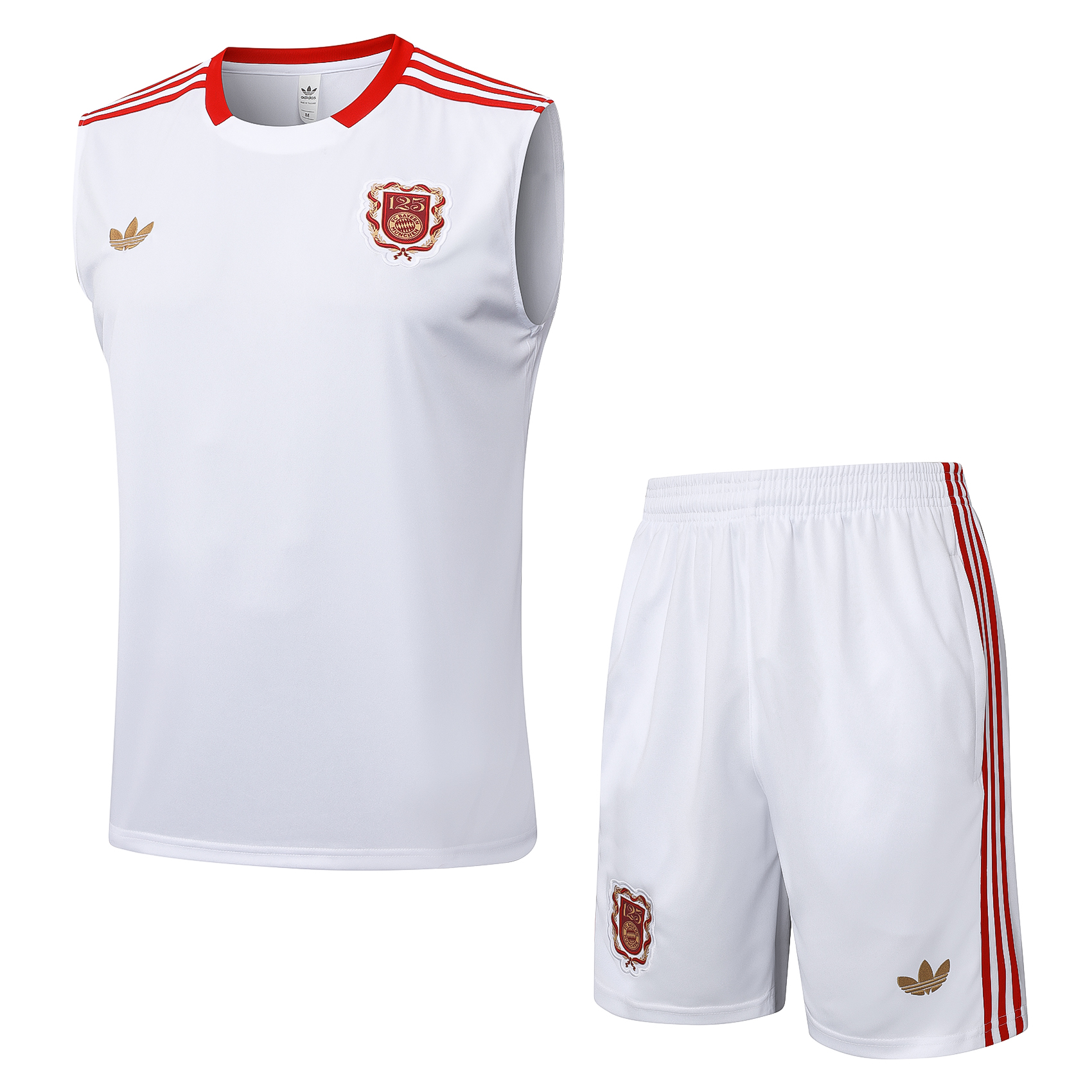 Bayern Munich Sleeveless Training Kit White 2025/26 - 125th Anniversary - sinoshirt