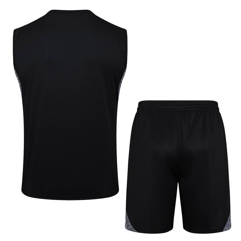 Real Madrid Sleeveless Training Kit Black 2025/26 - sinoshirt