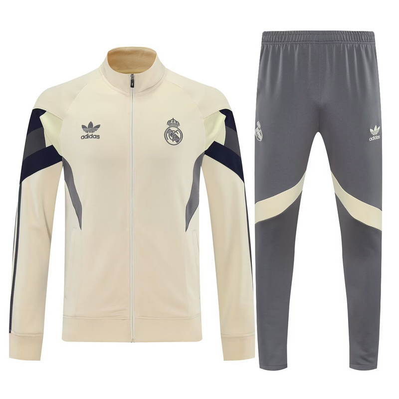 Real Madrid Training Kit (Sweatshirt+Pants) Yellow 2025/26 - sinoshirt