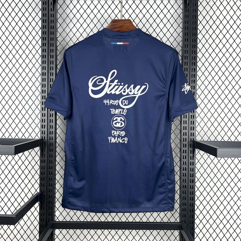 PSG Soccer Jersey Home x Stussy Custom Shirt 2024/25 - sinoshirt