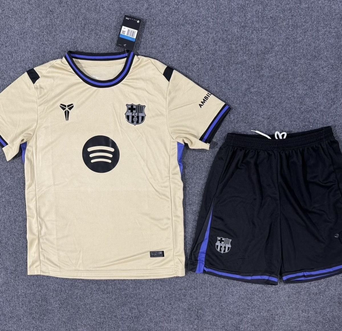 Barcelona Away Football Jersey Kids Kit Jersey+Shorts 2025/26 - sinoshirt