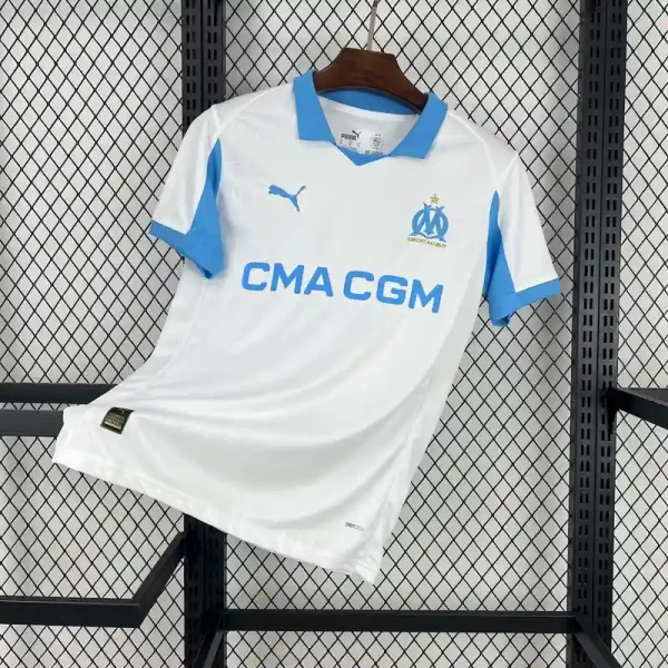 Marseille Soccer Jersey Home Custom Shirt 2025/26 - sinoshirt