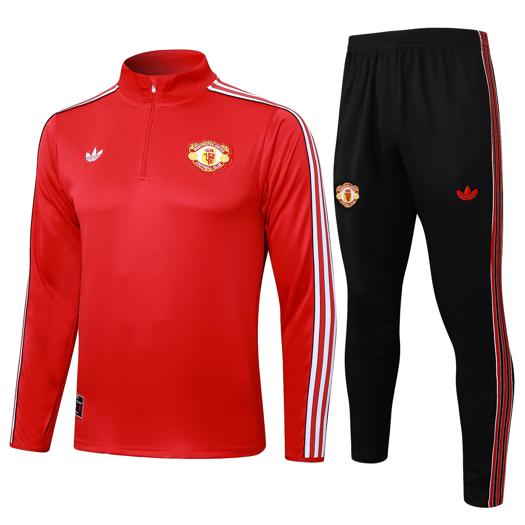 Manchester United Training Kit (Sweatshirt+Pants) Red 2025/26 - sinoshirt