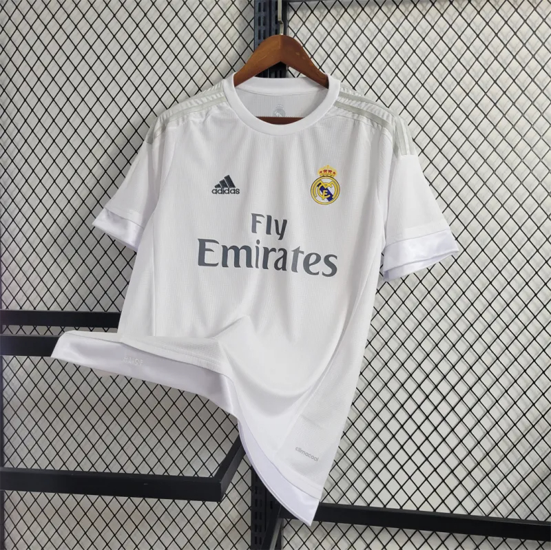 Real Madrid Retro Jersey Home Custom Soccer Shirt 2015/16 - sinoshirt