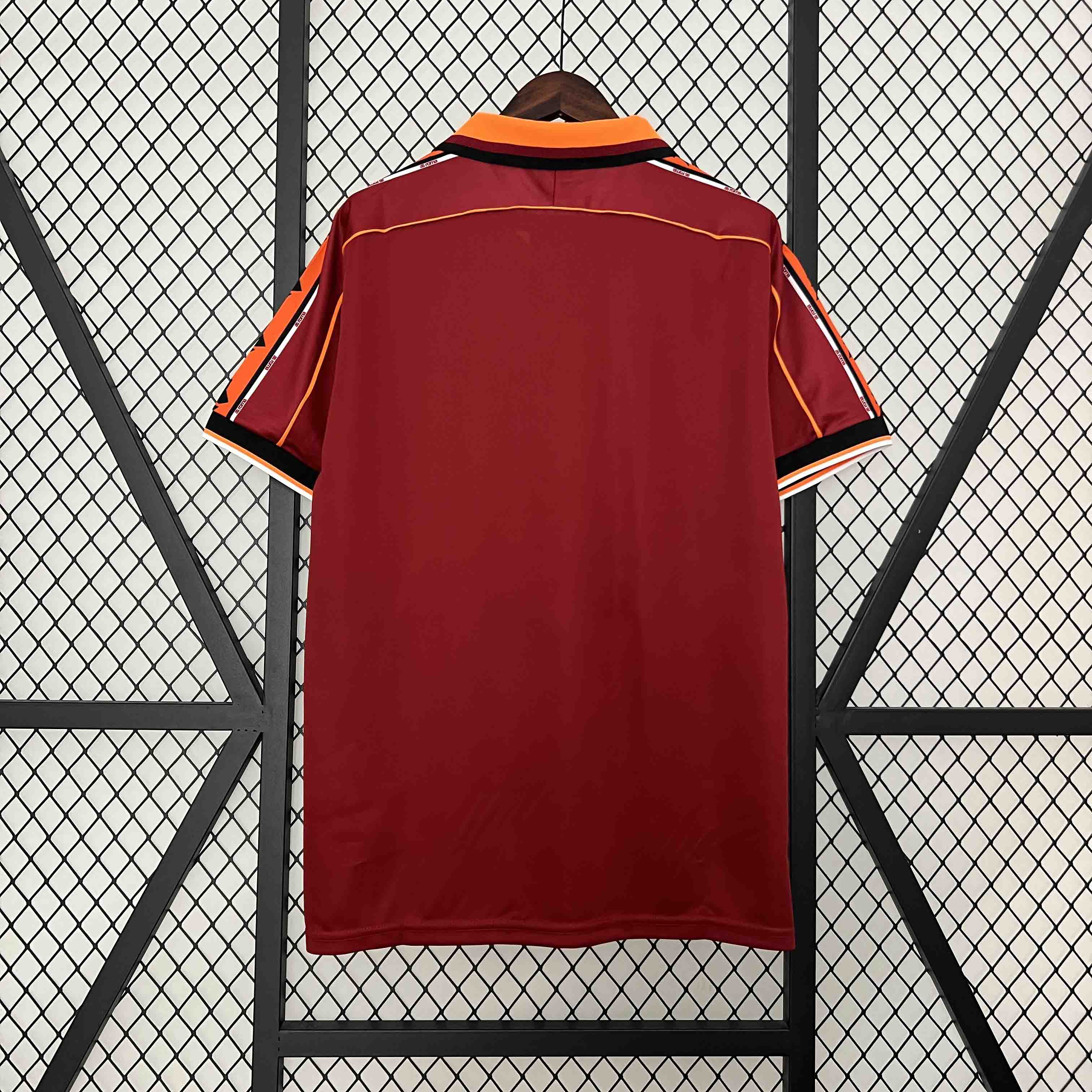 Roma Retro Soccer Jersey Home Custom Shirt 1998/99 - sinoshirt