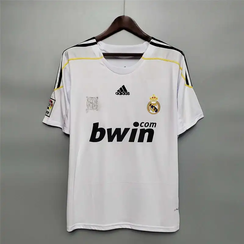 Real Madrid Retro Jersey Home Custom Soccer Shirt 2009/10 - sinoshirt