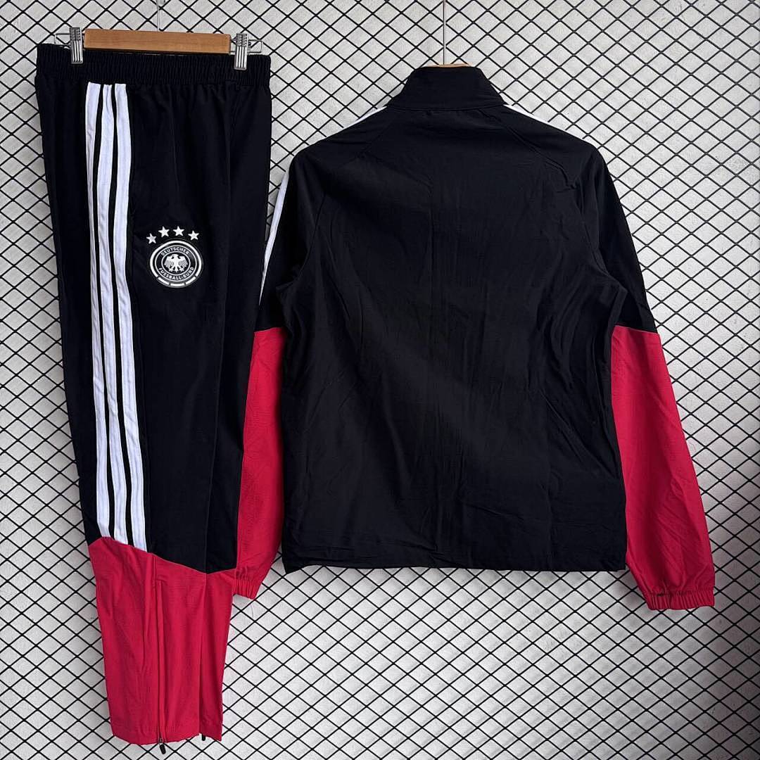 Germany Windbreaker With Pants Black 2026 World Cup - sinoshirt