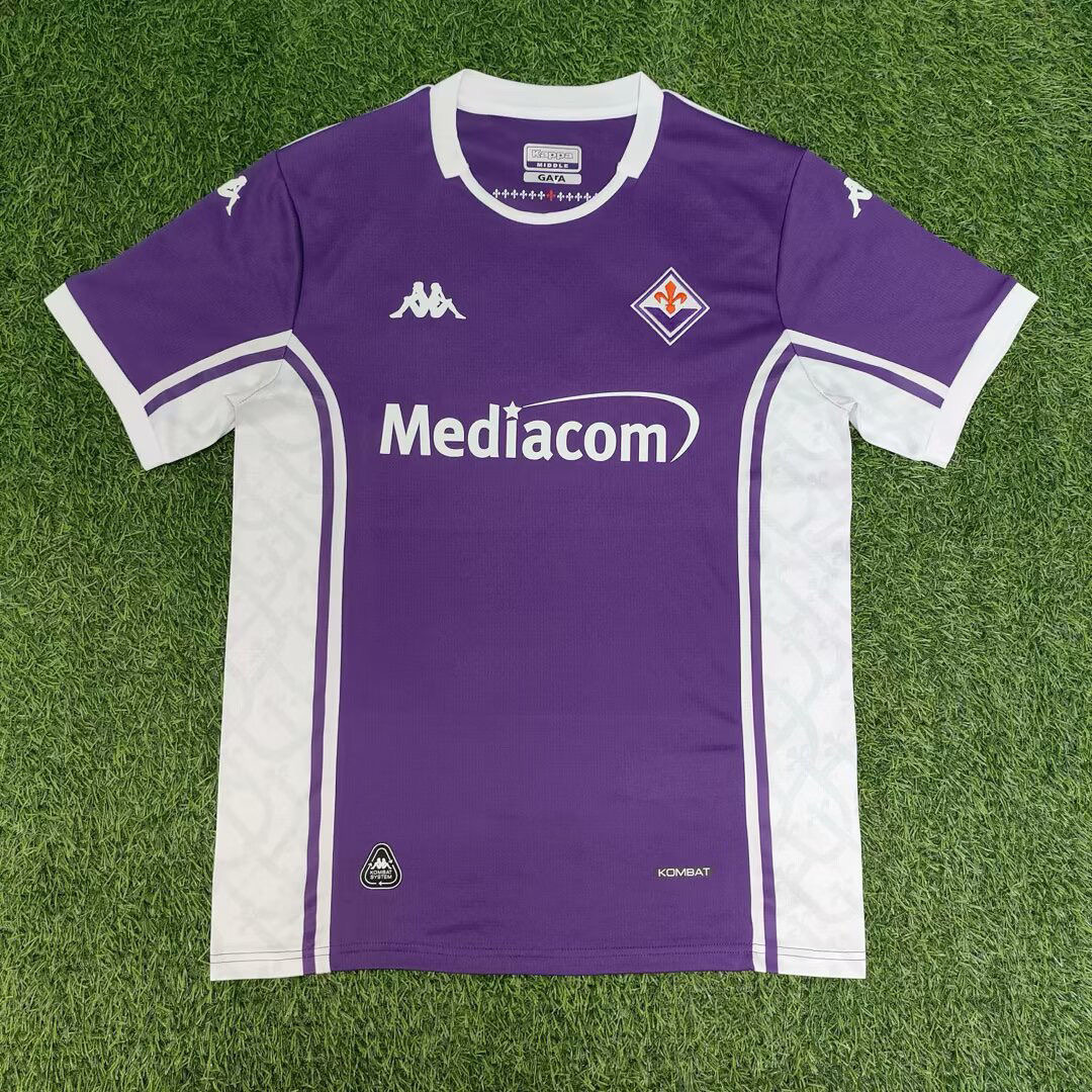 Fiorentina Soccer Jersey Home Custom Shirt 2025/26 - sinoshirt