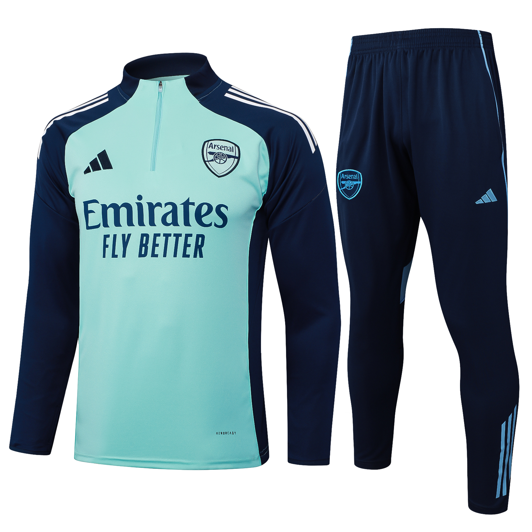 Arsenal Training Kit (Sweatshirt+Pants) Light Green 2025/26 - sinoshirt