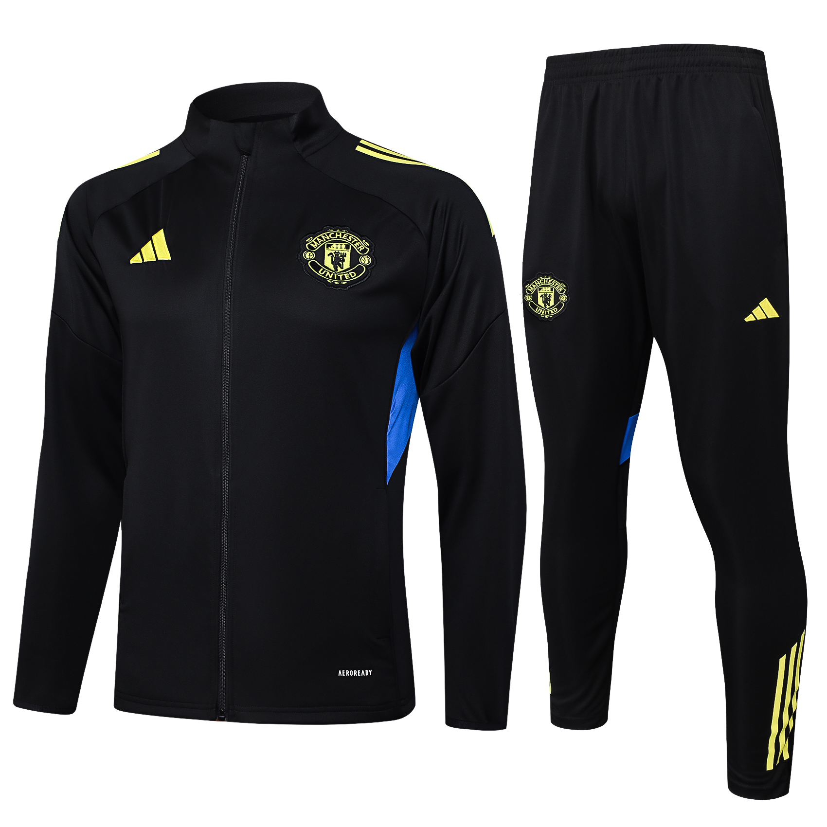 Manchester United Training Kit (Jacket+Pants) Black 2025/26 - sinoshirt