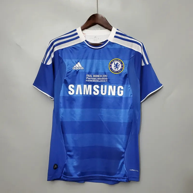 Chelsea Retro Football Jersey Home Shirt UCL Final 2011/12 - sinoshirt