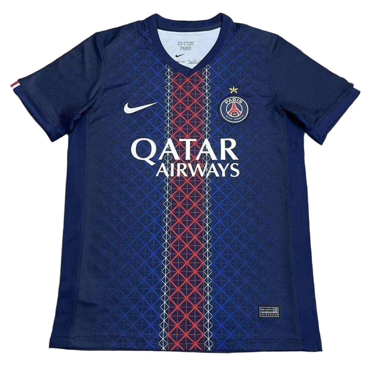 PSG Soccer Jersey Home Custom Shirt 2025/26 - With Star - sinoshirt